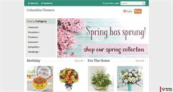 Desktop Screenshot of columbiaflowers.net