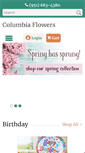 Mobile Screenshot of columbiaflowers.net